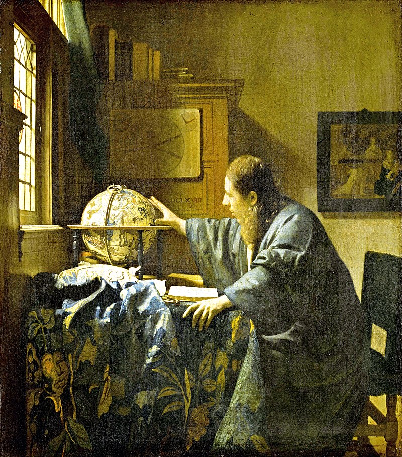 L'Astronome de Jan Vermeer en poster, tableau sur toile et plus