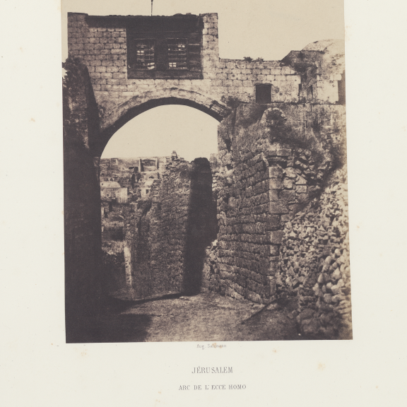 Auguste Salzmann, Jérusalem : étude et reproduction photographique des monuments de la Ville sainte, depuis l’époque judaïque jusqu’à nos jours, Paris, Gide et J. Baudry, Éditeurs, 1856.