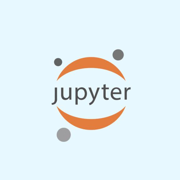 Visuel du logo Jupyter pour Au Lab : Jupyter Notebooks pour les novices - dans le cadre de la science ouverte 