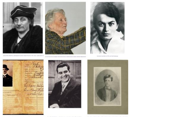 Choix des entrées Aux côtés de Rimbaud ou de Verlaine, l’internaute pourra retrouver Lina Ritter, Louise Weiss, Paule Régnier, Jeanne Mélin, Maurice Barrès, Albert Schweitzer, Albert Cim, Pol Neveux et bien d’autres