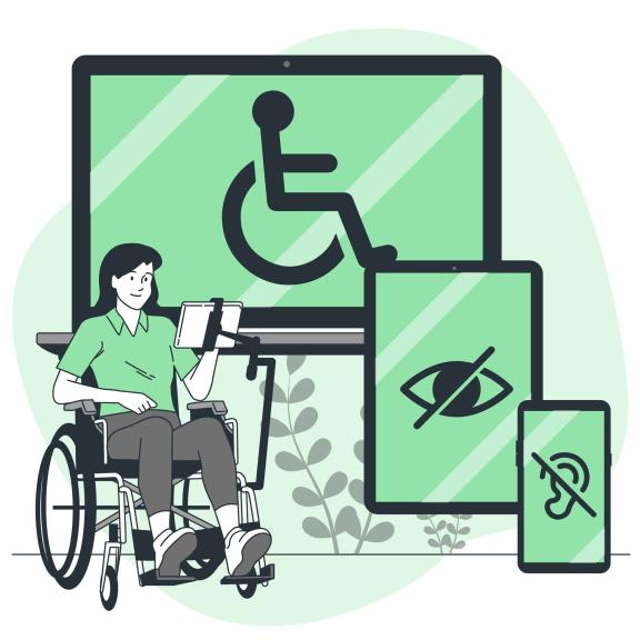 image présentant les différents handicaps