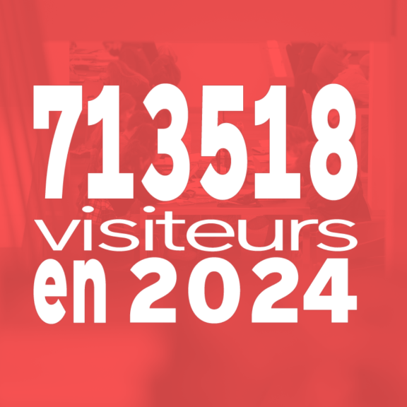 carré avec chiffre 713518 + visiteurs en 2024