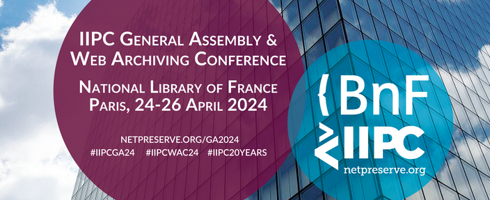 Web archiving conference IIPC 2024