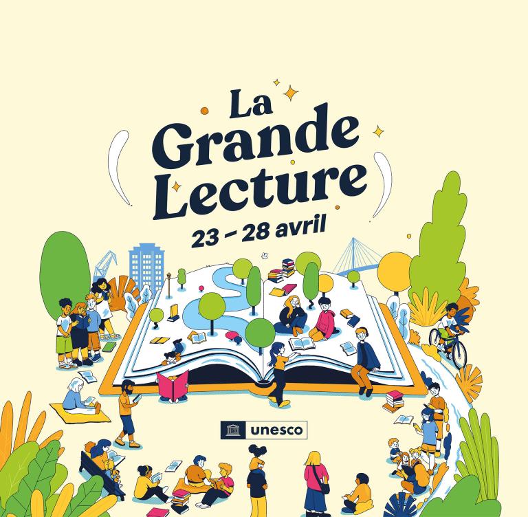 Visuel officiel de La Grande Lecture 
