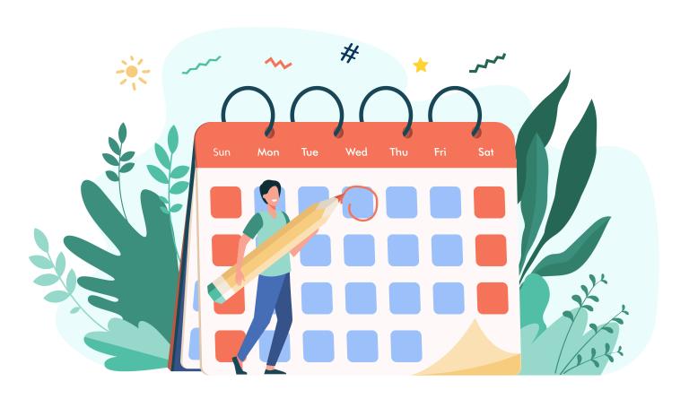 Calendrier commun visuel 