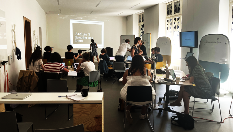 Photo d'un atelier se déroulant au Lab 