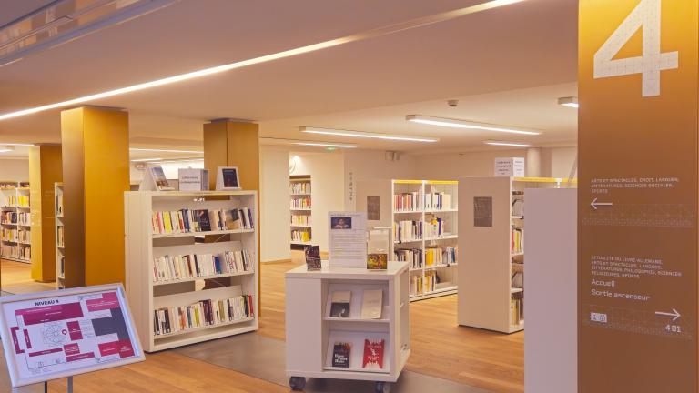 photo de la sélection thématique au niveau 4 de la bibliothèque
