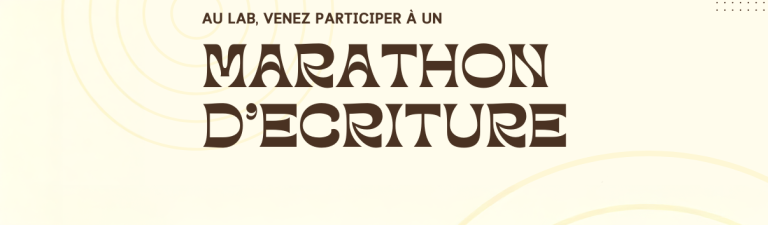 Bandeau MARATHON-ECRITURE
