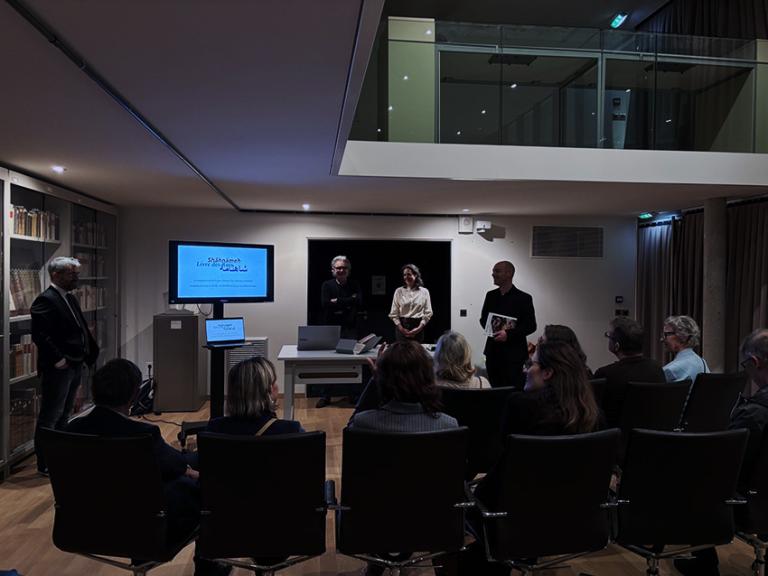 Photo de la soirée du 11 mars dédiée à la présentation de la restauration exceptionnelle 